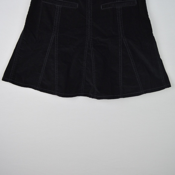 Athleta Petites 10P Black Whenever Corduroy Skirt - Picture 7 of 8